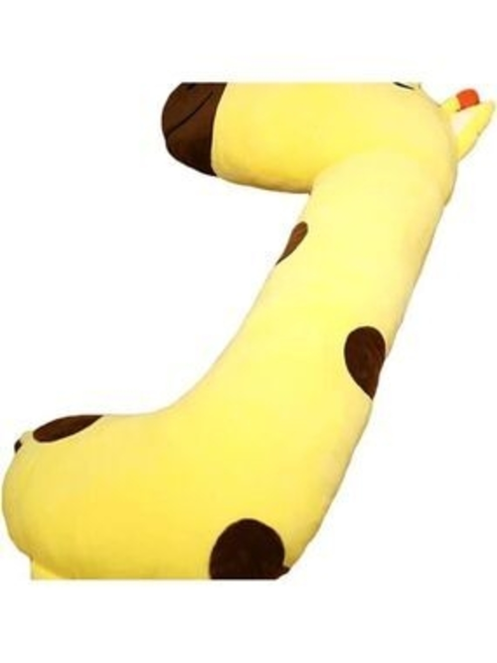 Giraffe Cartoon Side Sleeper Pillow for Babies & Toddlers - With Fixing Belt
